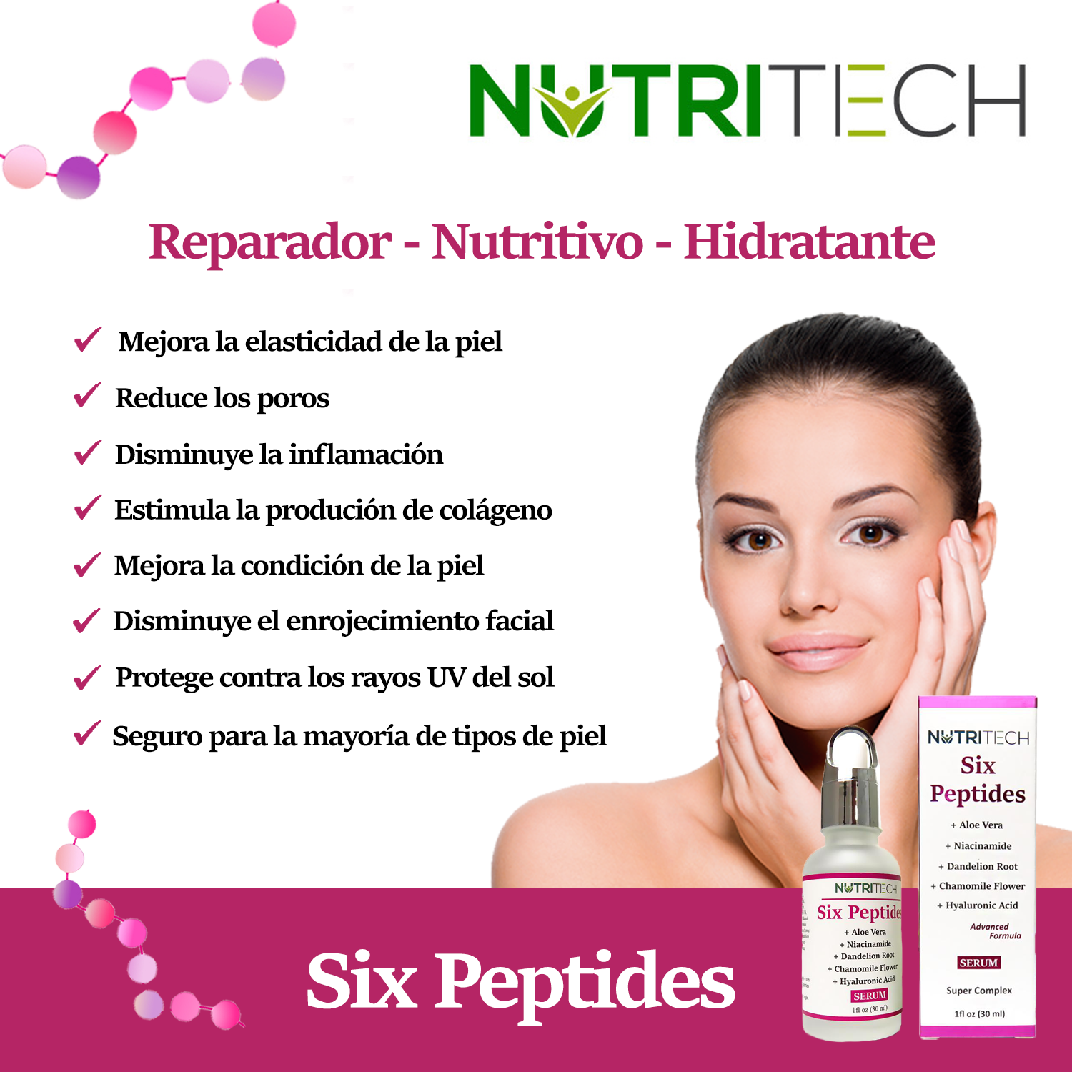 Retinol, Acido Hialurónico, Vitamina C y Péptidos - Imagen 2